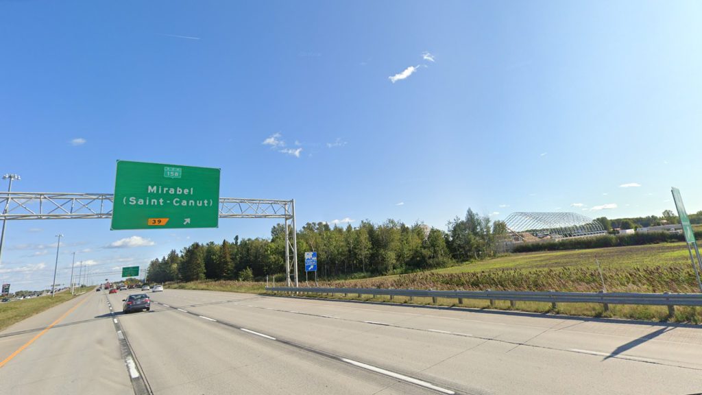 autoroute Mirabel St-Canut