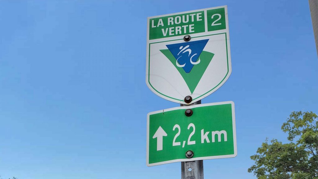 La route verte à Blainville