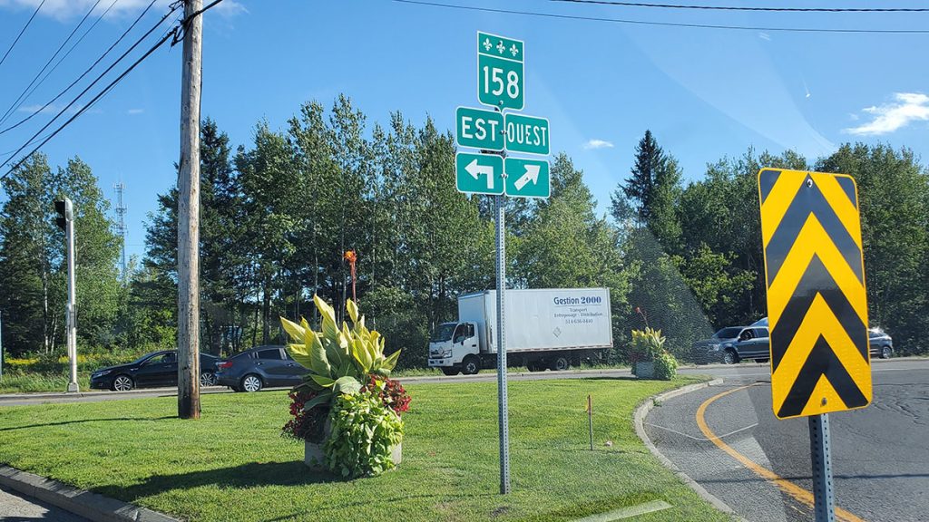Route 158 St-Canut Mirabel