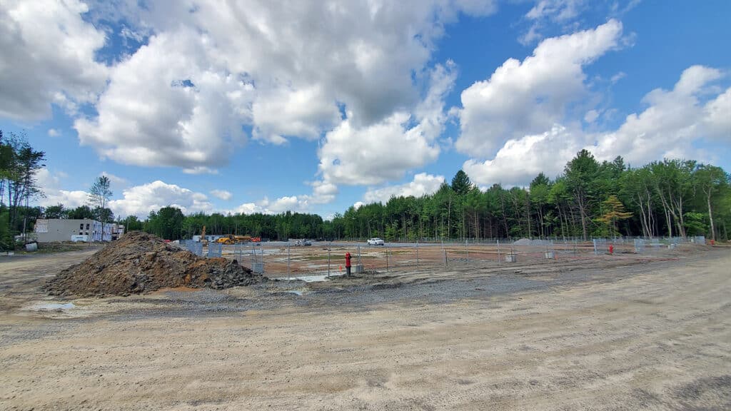 Le chantier de la future école primaire